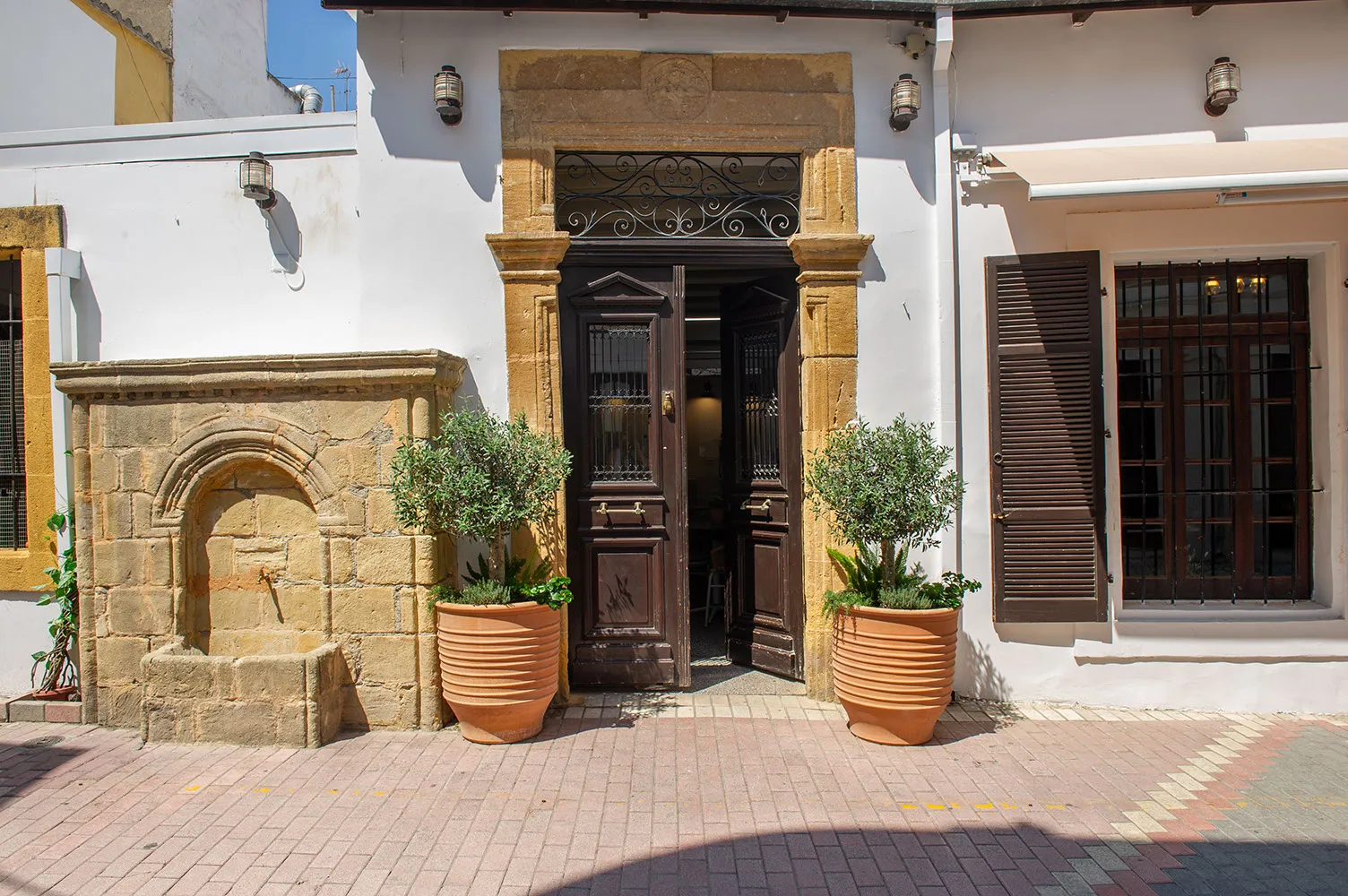Traditional entrance