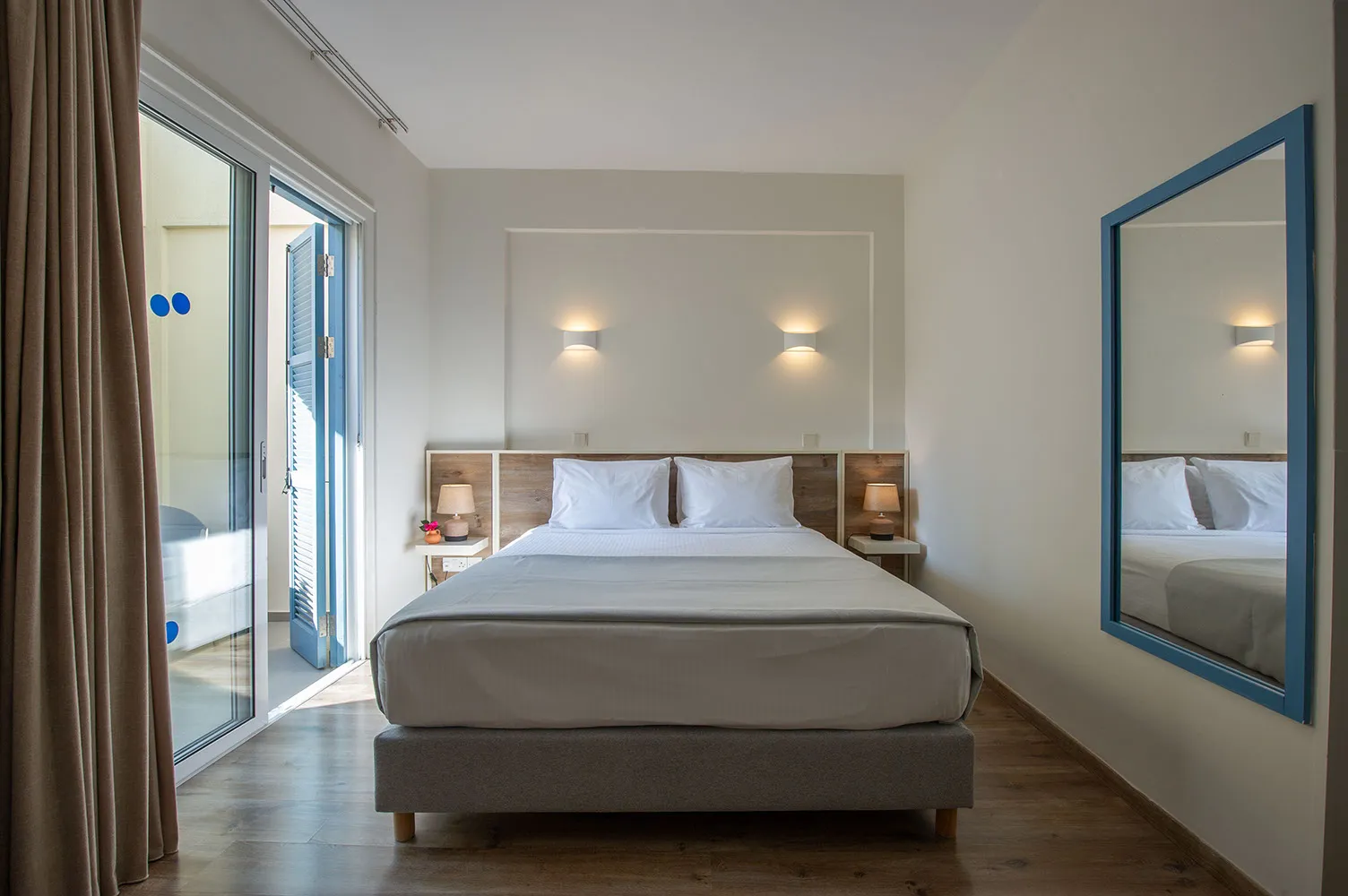 Bedroom with French doors