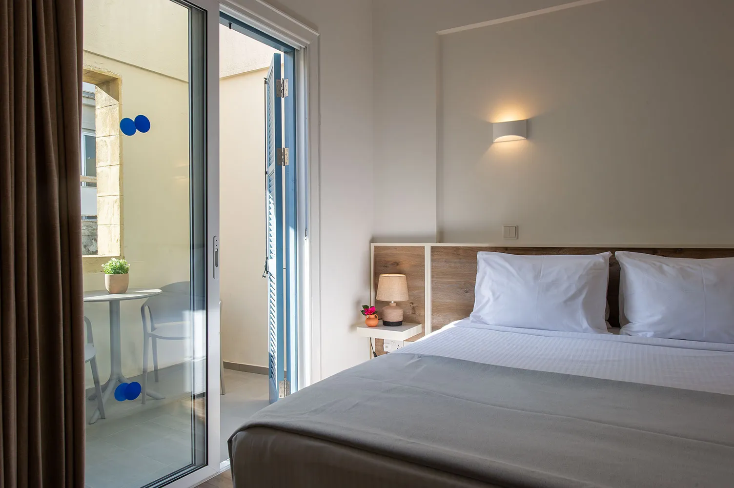 Bedroom with French doors